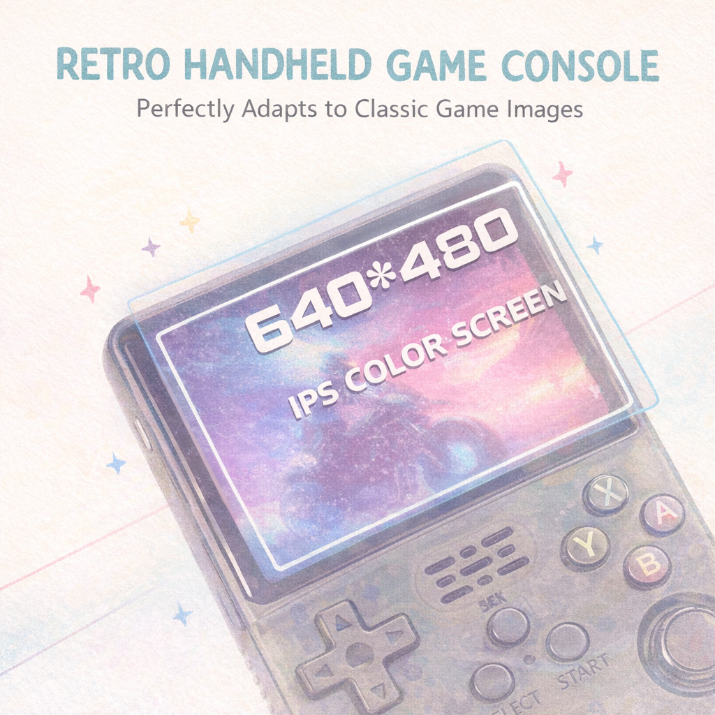 R36S Handheld Game Console (Orange)